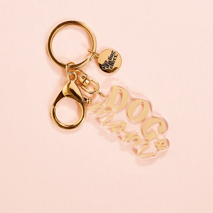 Dog Mom Acrylic Keychain