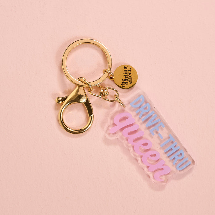 Drive Thru Queen Acrylic Keychain