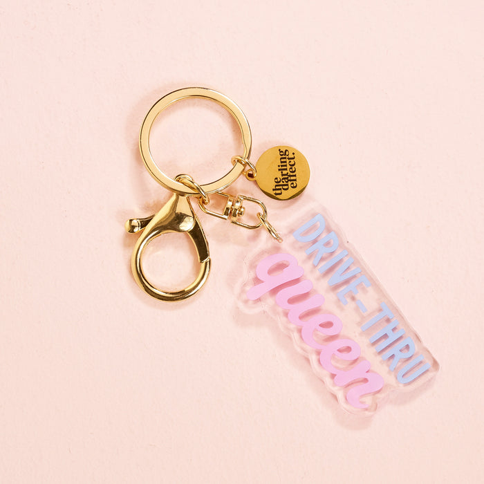 Drive Thru Queen Acrylic Keychain