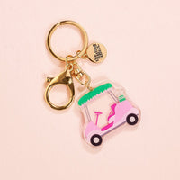 Golf Cart Acrylic Keychain