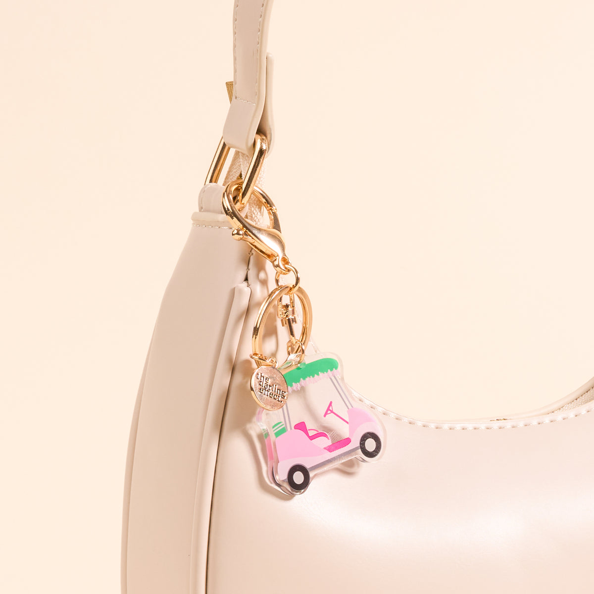 Golf Cart Acrylic Keychain