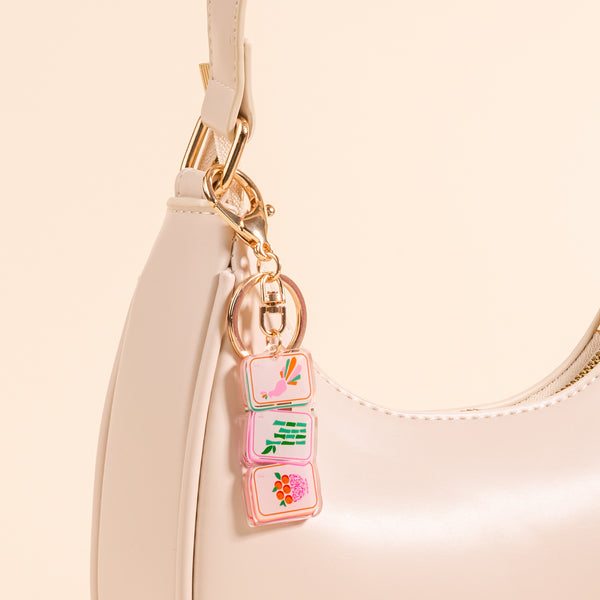 Mahjong Tiles Acrylic Keychain