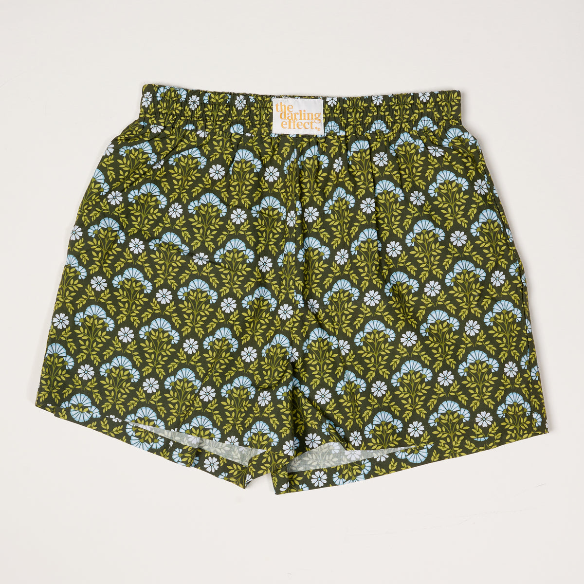 Everbloom Forest Green All Day Boxer Shorts