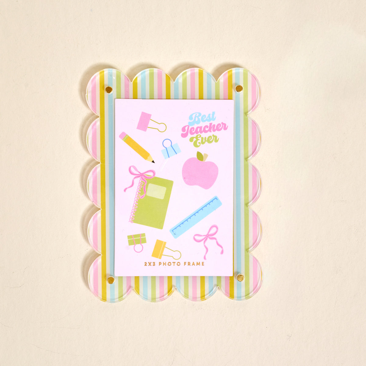 Color Me Happy Mini Acrylic Picture Frame Magnet