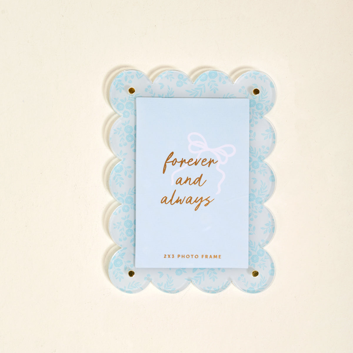 Something Blue Mini Acrylic Picture Frame Magnet
