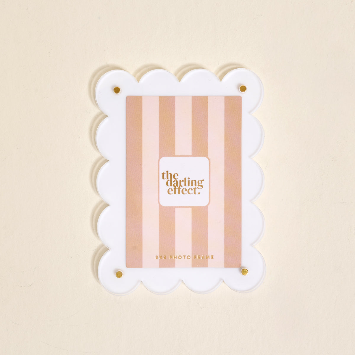 White Mini Acrylic Picture Frame Magnet