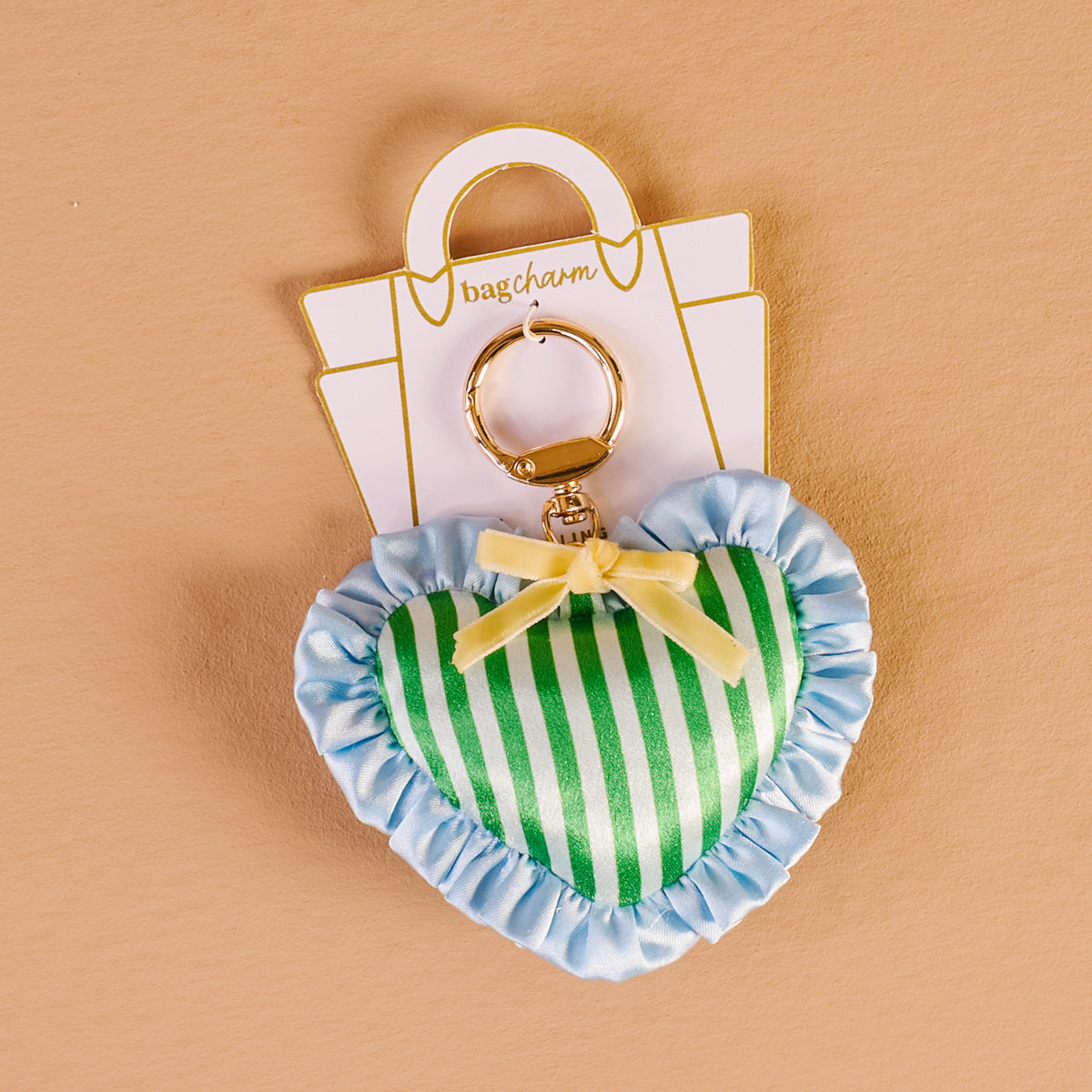 Cool Crush Puffy Heart Bag Charm