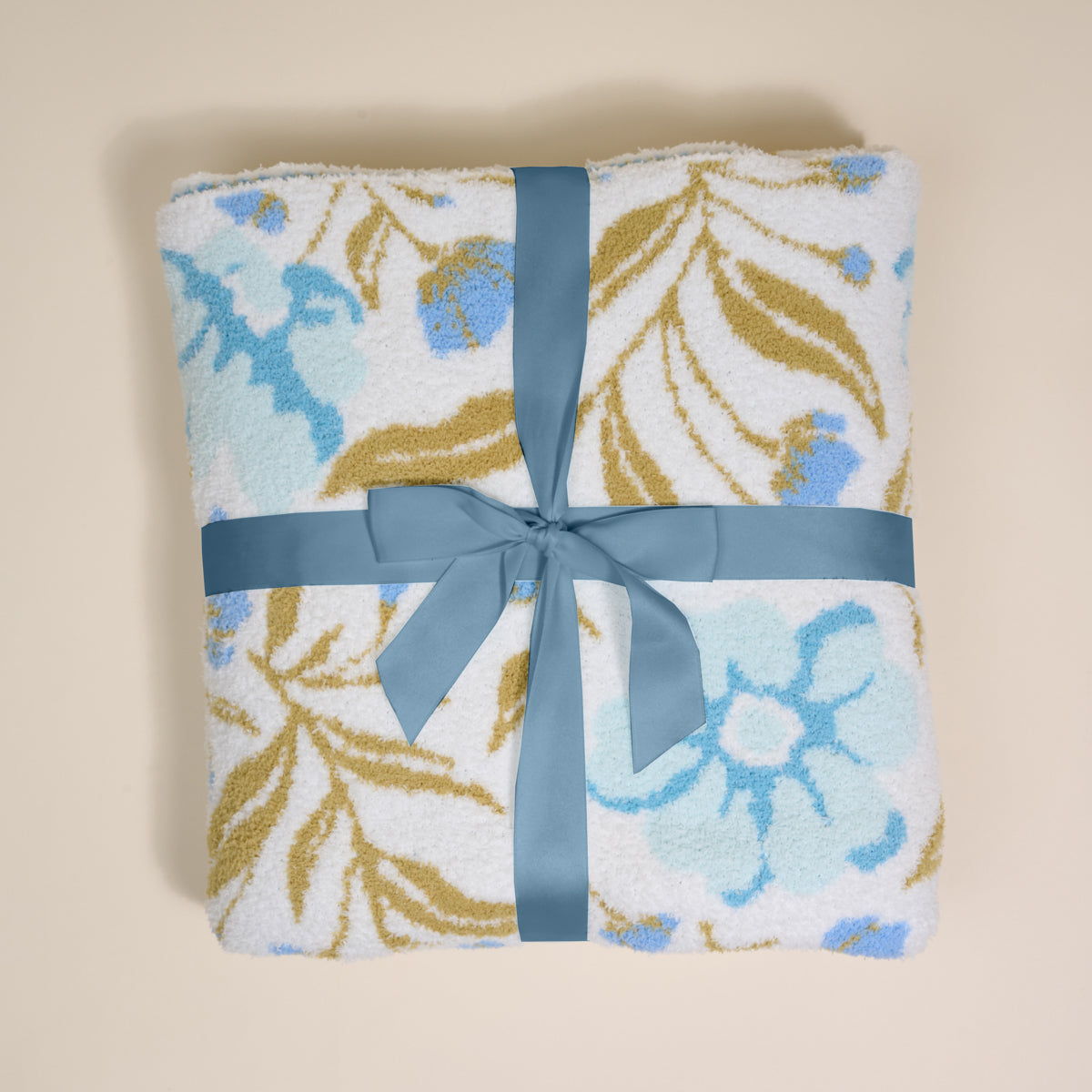 Poppin' Petals Aqua Cozy Dreams Luxe Blanket