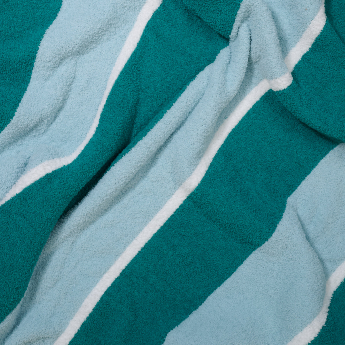 Sicily Stripes Teal Cozy Dreams Luxe Blanket