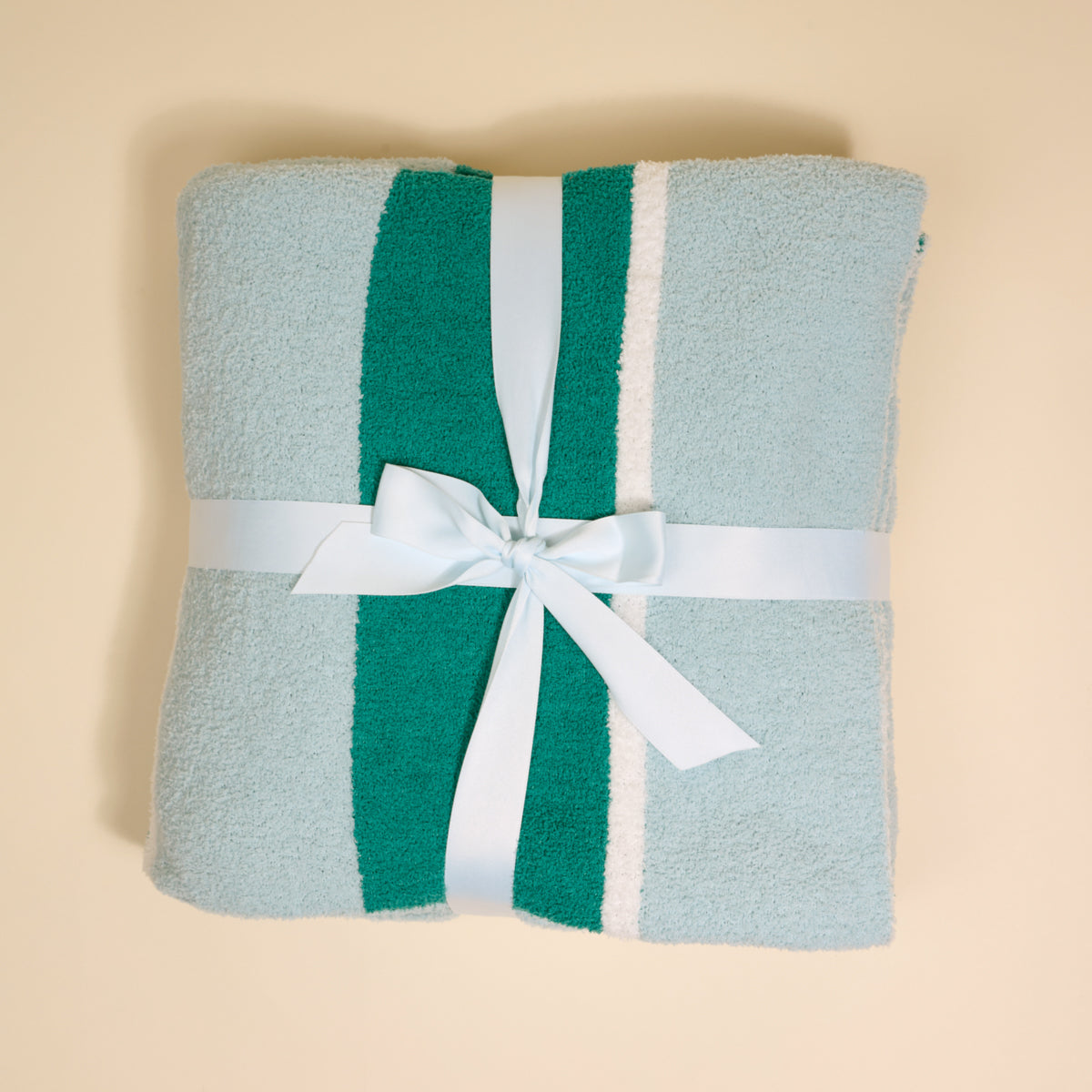 Sicily Stripes Teal Cozy Dreams Luxe Blanket