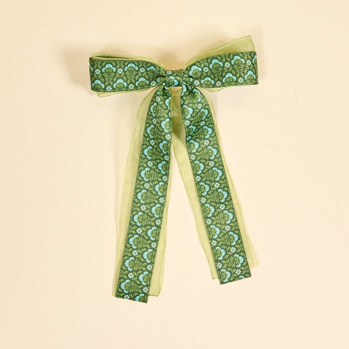 Everbloom Forest Green Lovely Layered Hair Bow