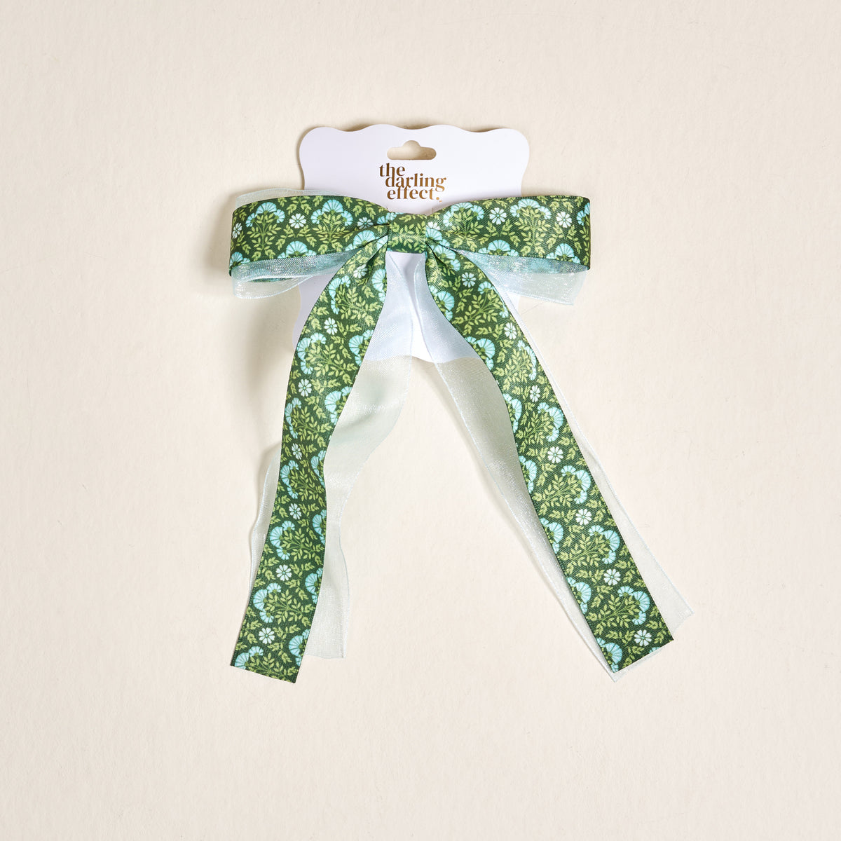 Everbloom Forest Green Lovely Layered Hair Bow