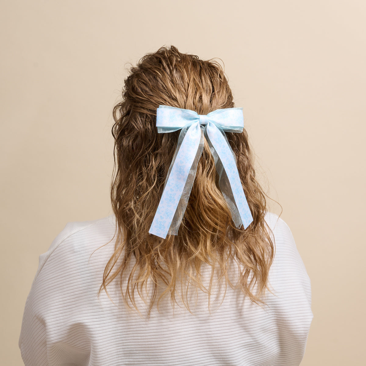 Something Blue Lovely Layered Hair Bow