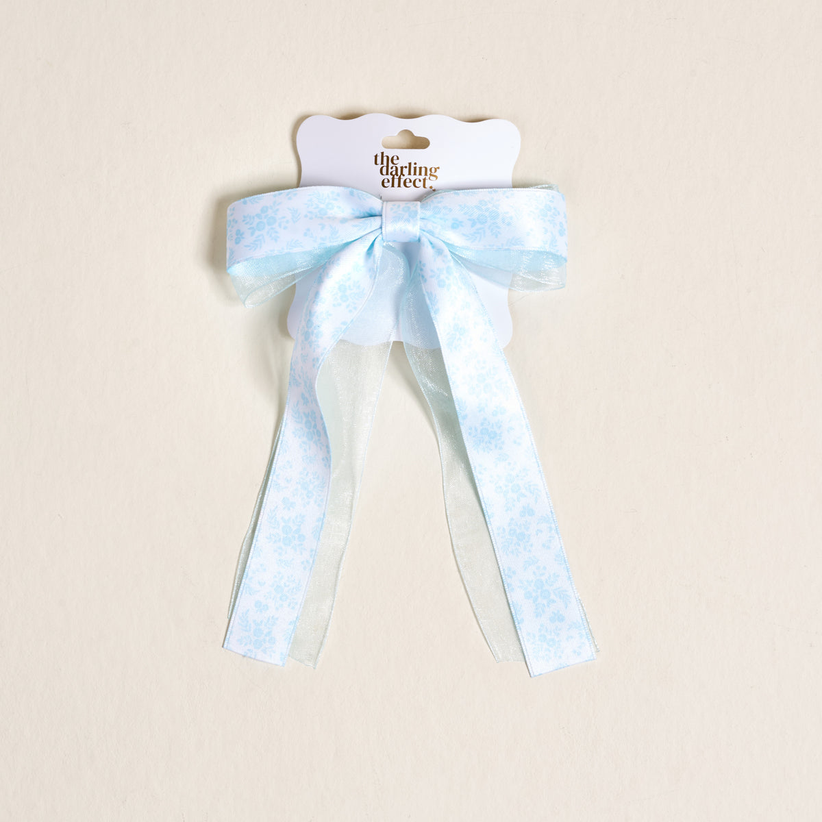 Something Blue Lovely Layered Hair Bow