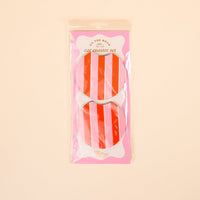 Sicily Stripes Pink On the Road Car Coaster Set