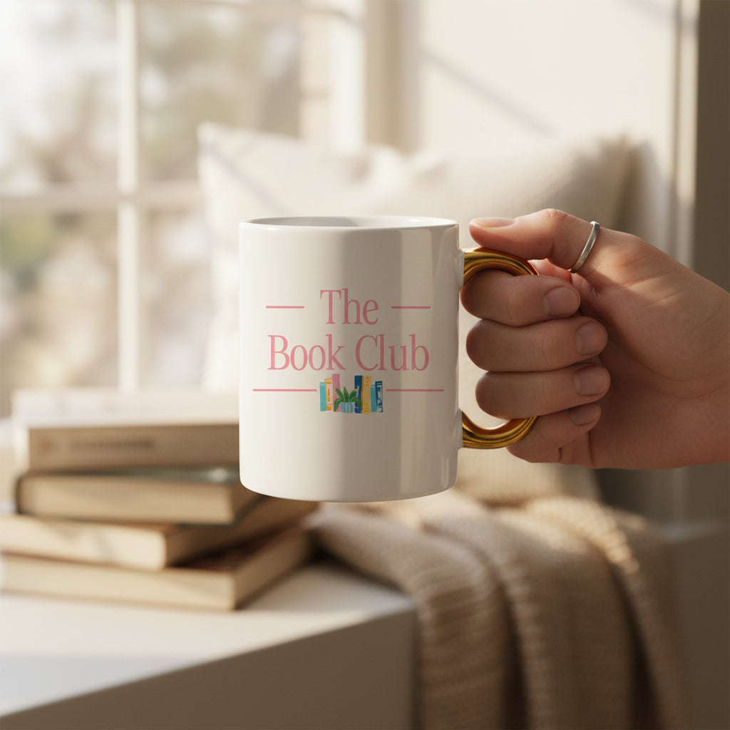 The Book Club 11 oz Cozy Cute Ceramic Mug