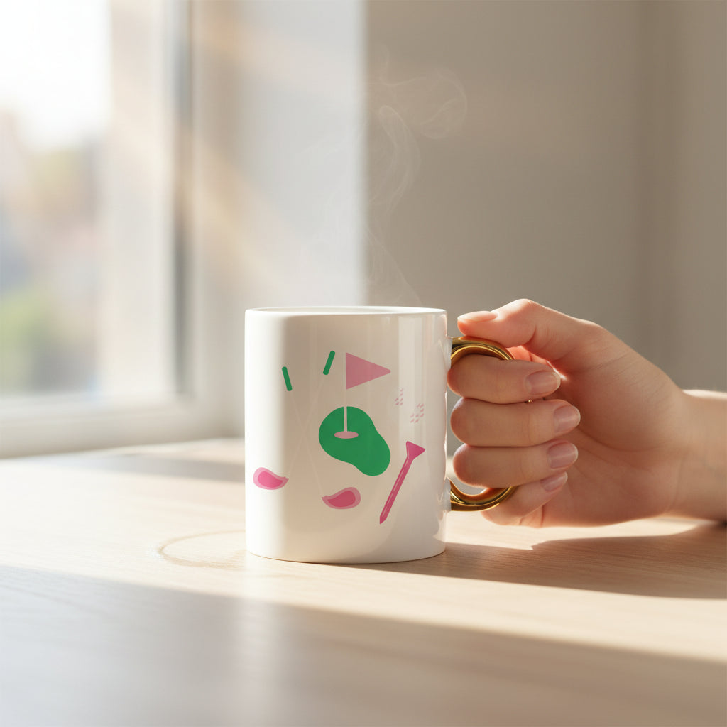 The Golf Edit 11 oz Cozy Cute Ceramic Mug
