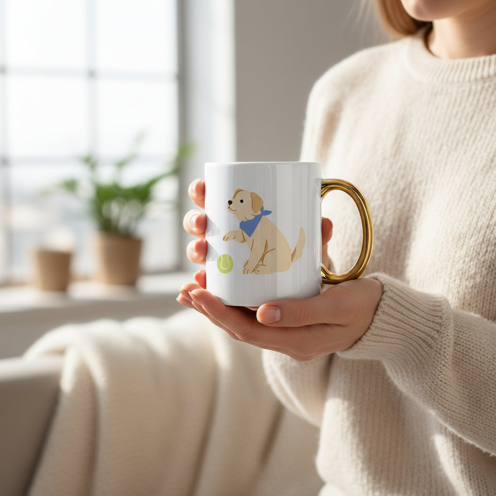 Puppy Playtime 11 oz Cozy Cute Ceramic Mug