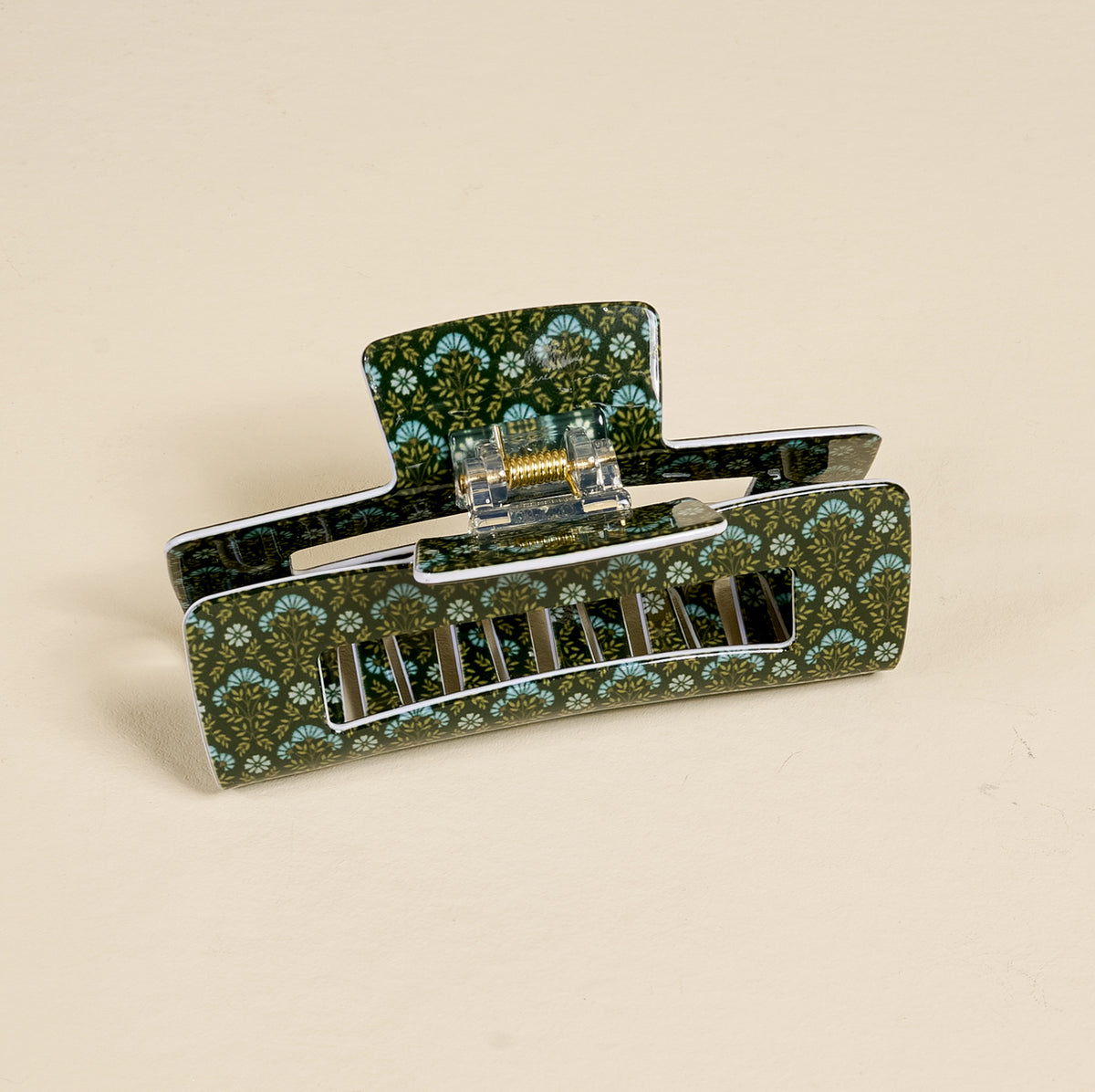 Everbloom Forest Green Claw Clip