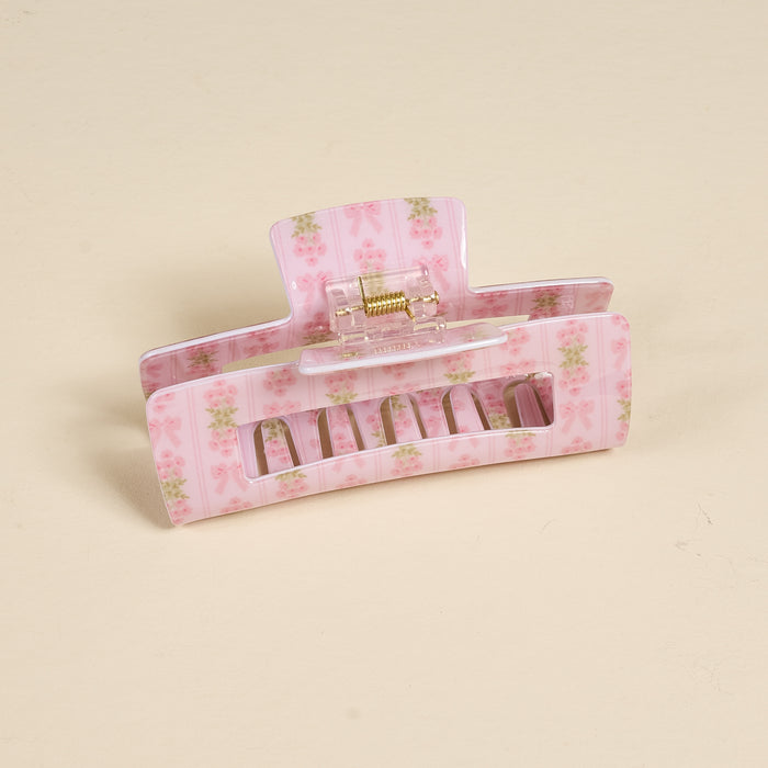 Oh So Fancy Pink Claw Clip