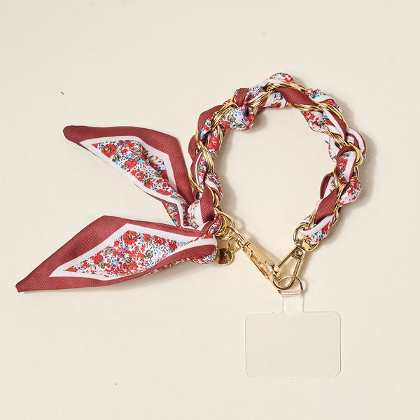 Crimson Rose Call Me Later Phone Scarf