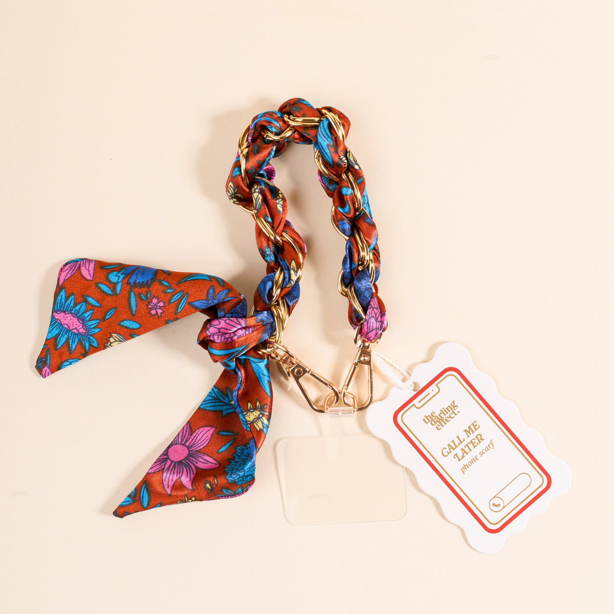 Vibrant Bloom Call Me Later Phone Scarf