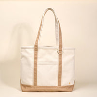 Beige The Signature Canvas Tote Bag