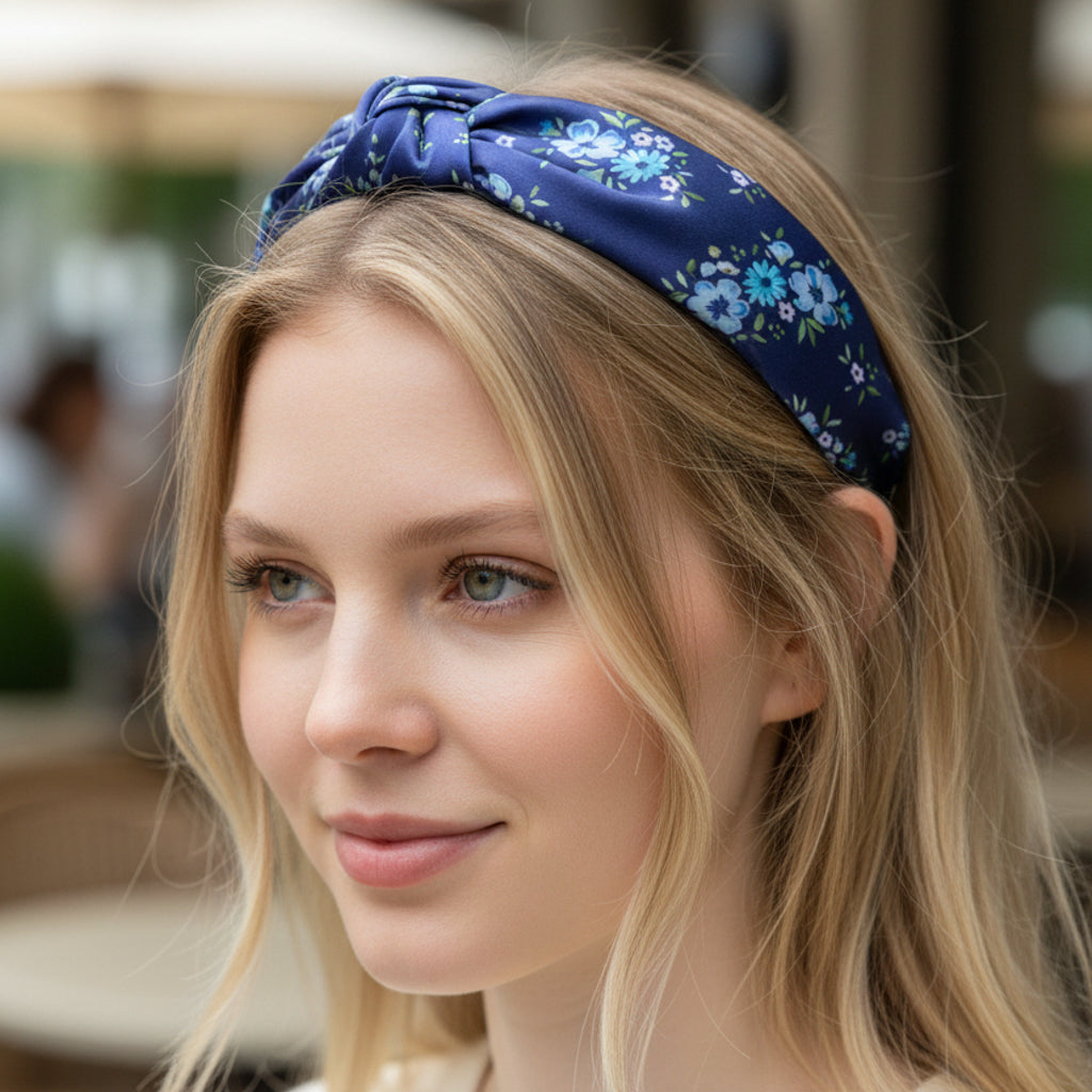 Endless Daydream Navy Classic Twist Headband