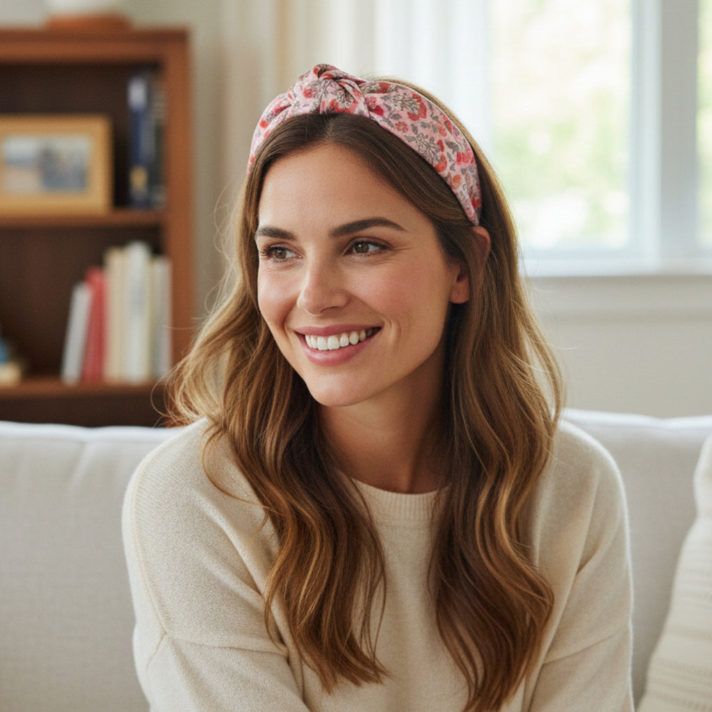 Everbloom Dusty Rose Classic Twist Headband