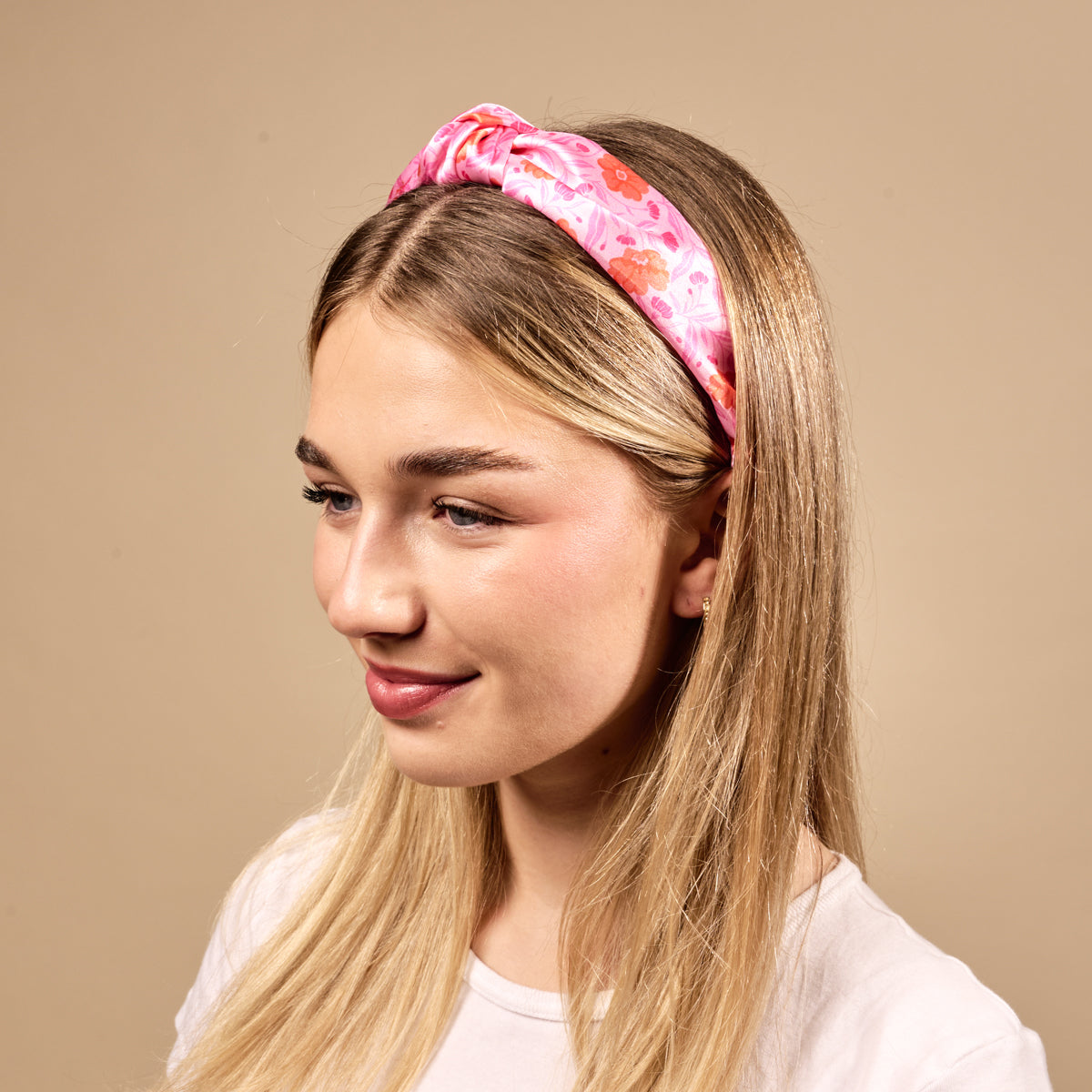 Poppin' Petals Hot Pink Classic Twist Headband