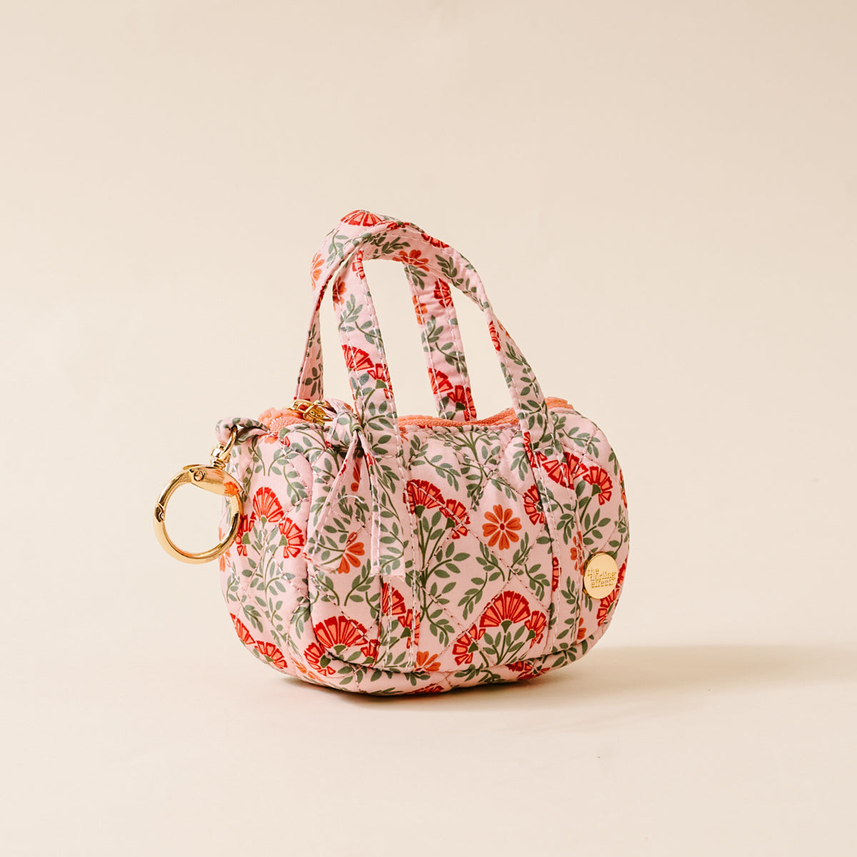 Everbloom Dusty Rose Itty Bitty Duffle Bag Charm