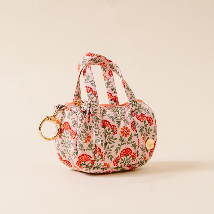 Everbloom Dusty Rose Itty Bitty Duffle Bag Charm