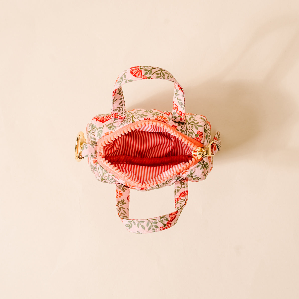 Everbloom Dusty Rose Itty Bitty Duffle Bag Charm