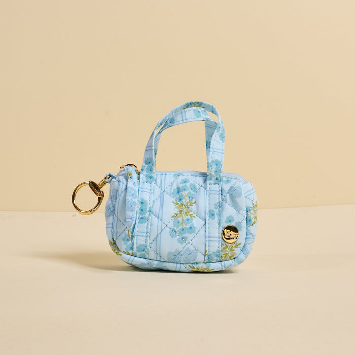 Oh So Fancy Blue Itty Bitty Duffle Bag Charm