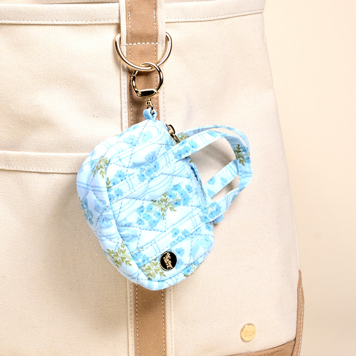 Oh So Fancy Blue Itty Bitty Duffle Bag Charm