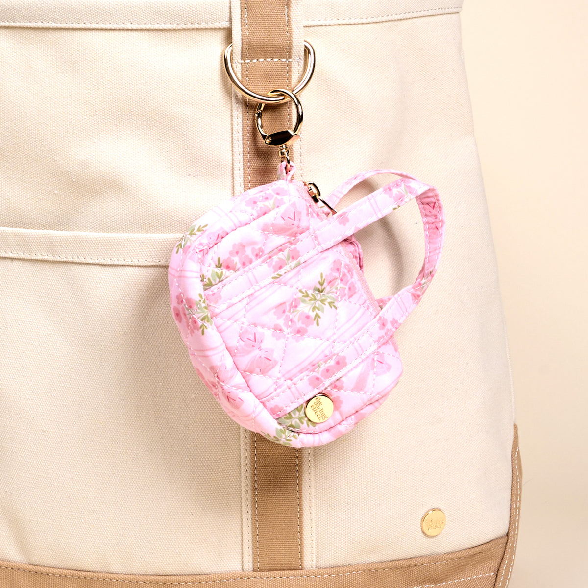 Oh So Fancy Pink Itty Bitty Duffle Bag Charm