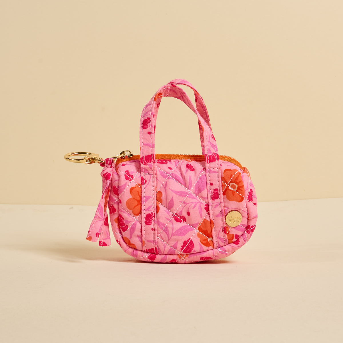 Poppin' Petals Hot Pink Itty Bitty Duffle Bag Charm