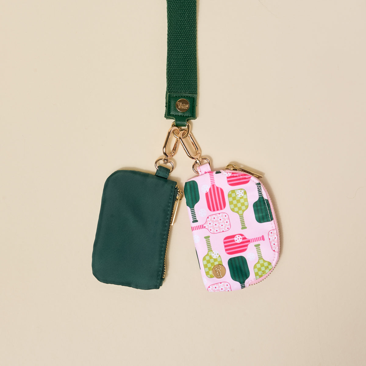 Pickleball Party Dynamic Duo Pouch Wristlet