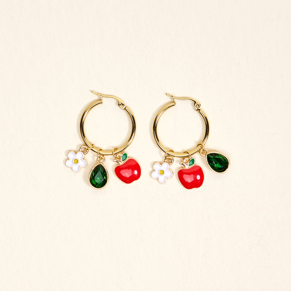 Apple of My Eye Signature Hoop Earrings