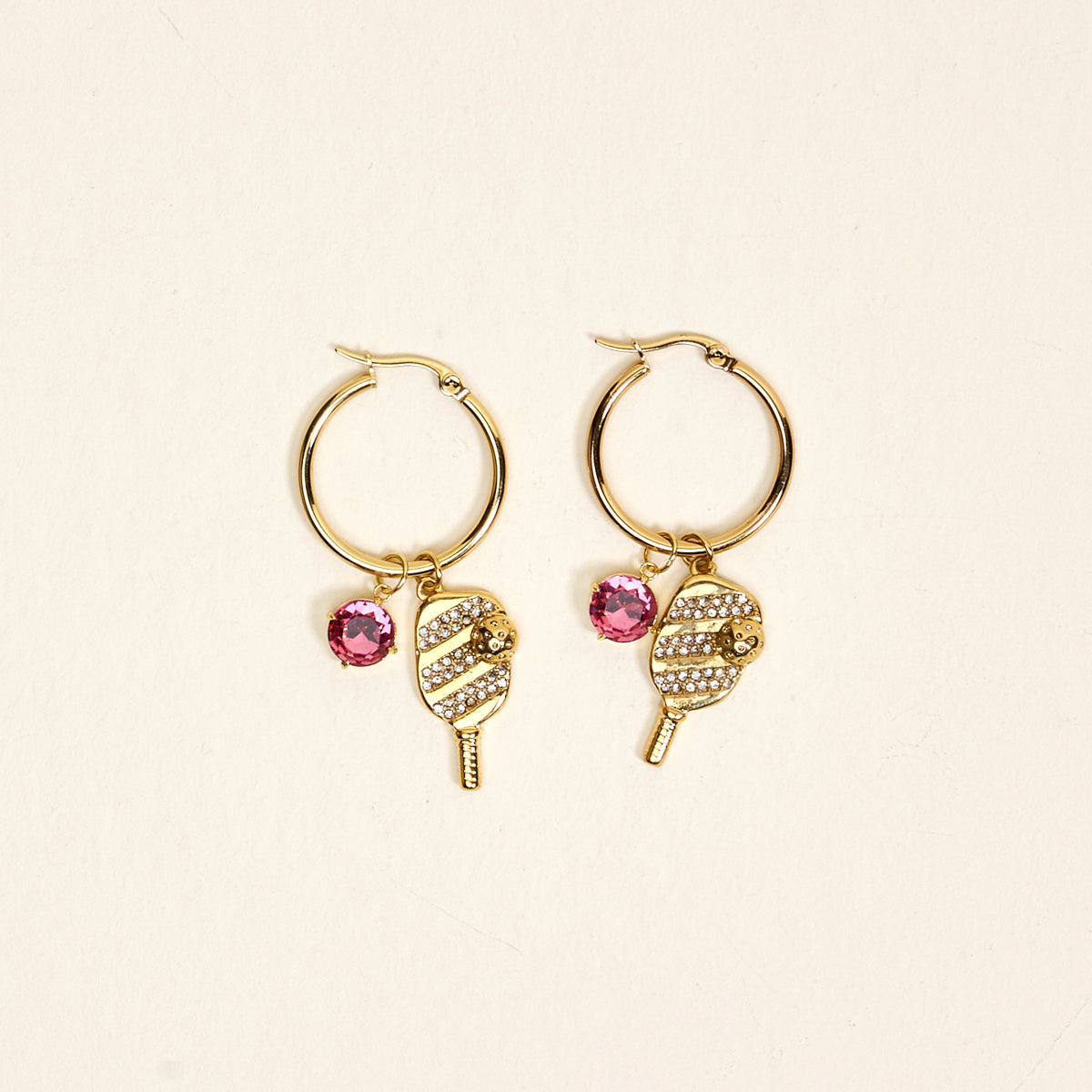 Dinking Around Signature Hoop Earrings