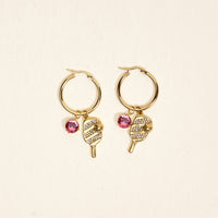 Dinking Around Signature Hoop Earrings