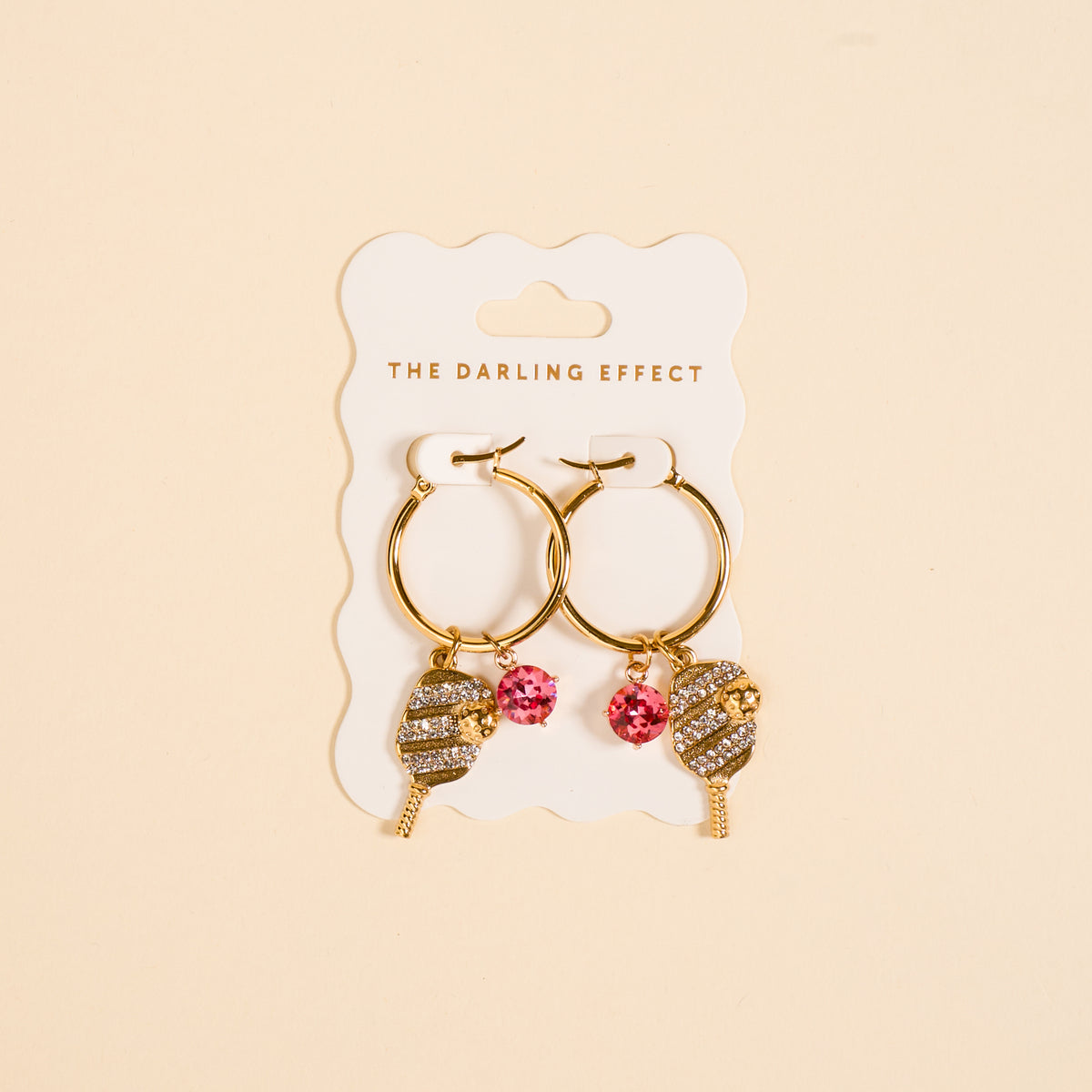Dinking Around Signature Hoop Earrings