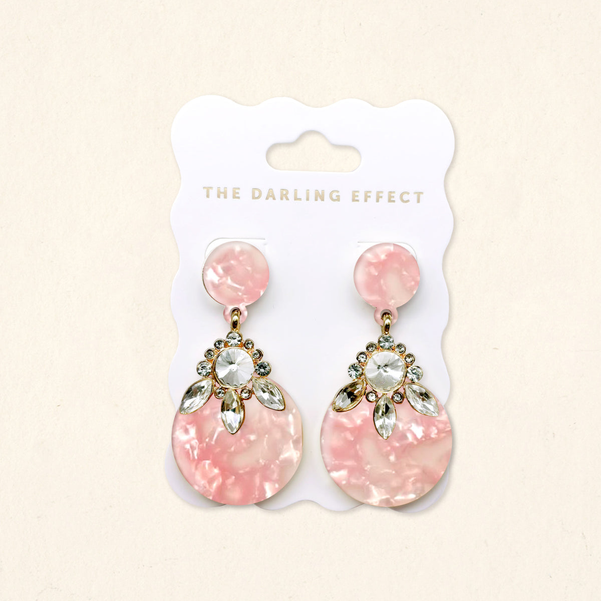 Rosé Radiance Show Stopper Earrings