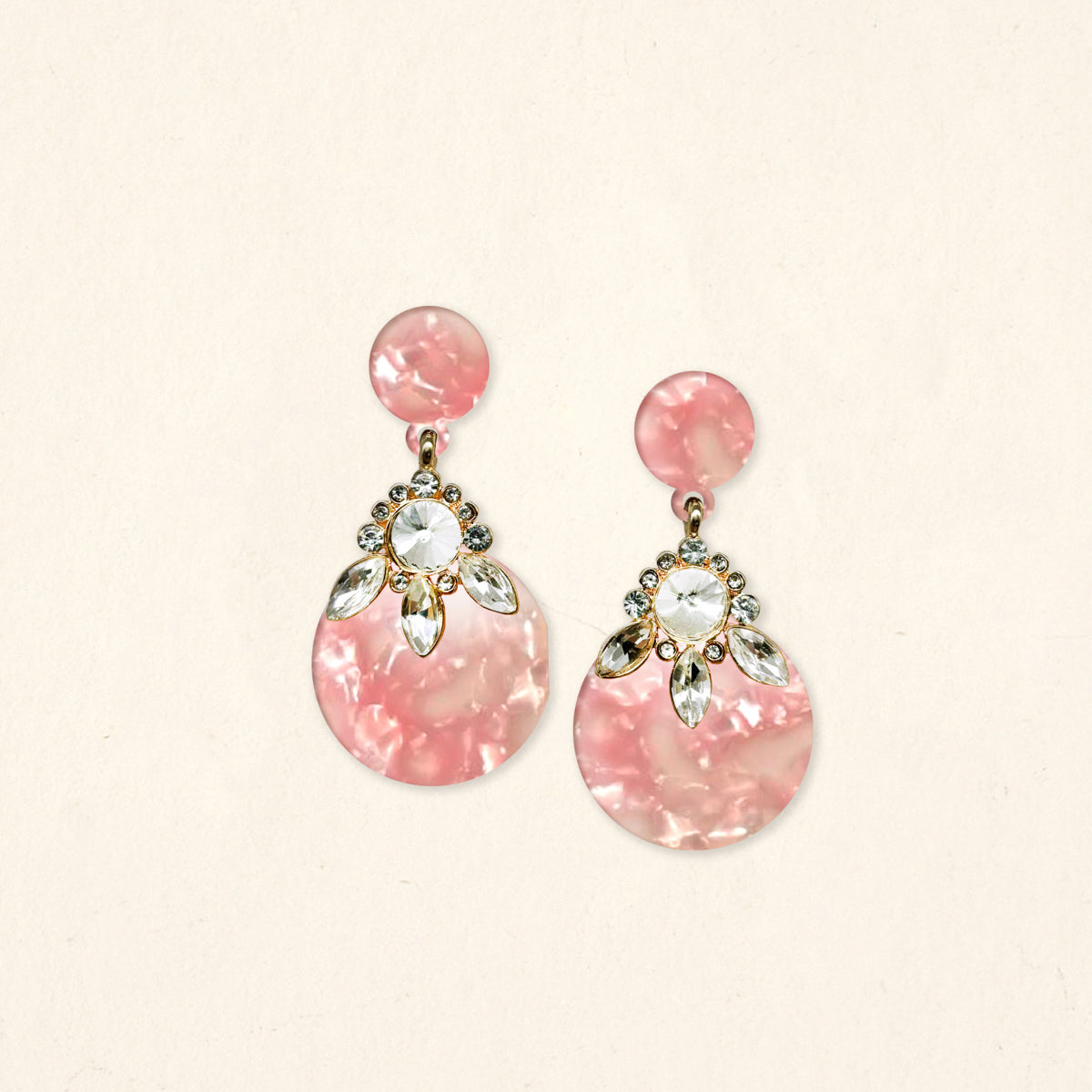 Rosé Radiance Show Stopper Earrings