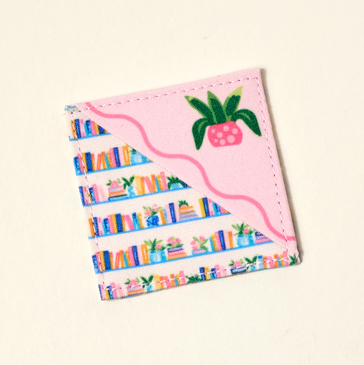 Book Shelfie Corner Keeper Fabric Bookmark