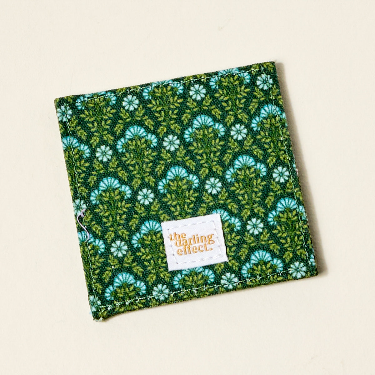 Everbloom Forest Green Corner Keeper Fabric Bookmark