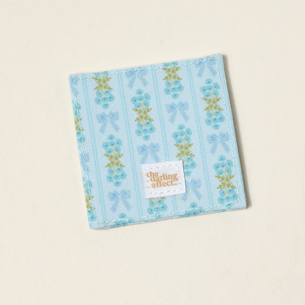 Oh So Fancy Blue Corner Keeper Fabric Bookmark