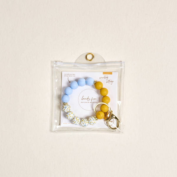 Country Cottage Hands-Free Keychain Wristlet