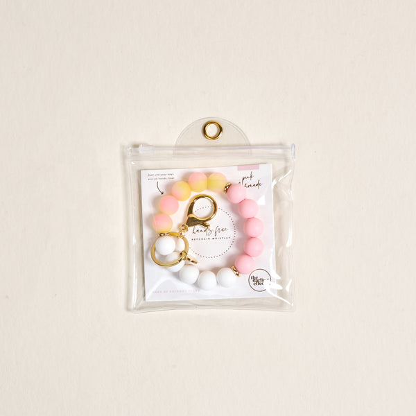 Pink Lemonade Hands-Free Keychain Wristlet