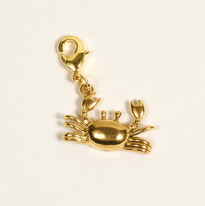 Crab Jewelry Charm Gold
